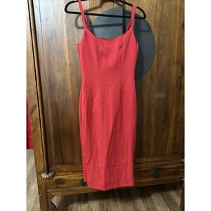 NWT PUG Pinup Couture Red Dress Bodycon Size Small